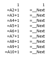 Formula comparison